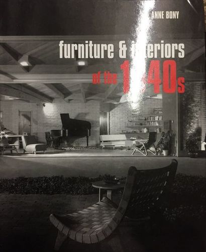 null Lot de 8 livres : 

A.Bony, Furniture & interior of the 1940s // modenism and...